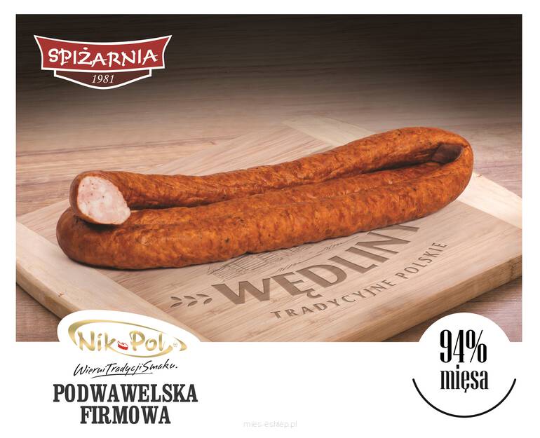 Kiełbasa podwawelska firmowa (Nik-Pol)