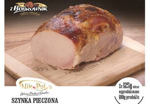 Szynka pieczona z bobrownik