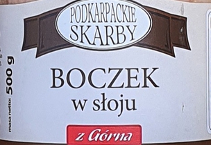 Boczek w słoju z Górna 500g