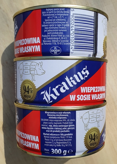 Wieprzowina w sosie własnym 300g