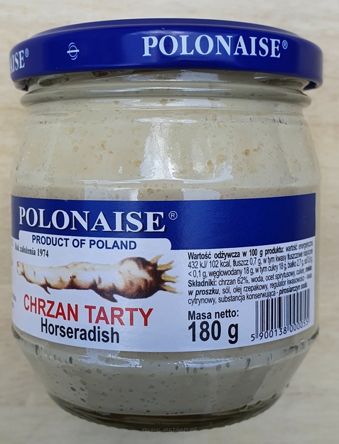 Chrzan tarty 180g