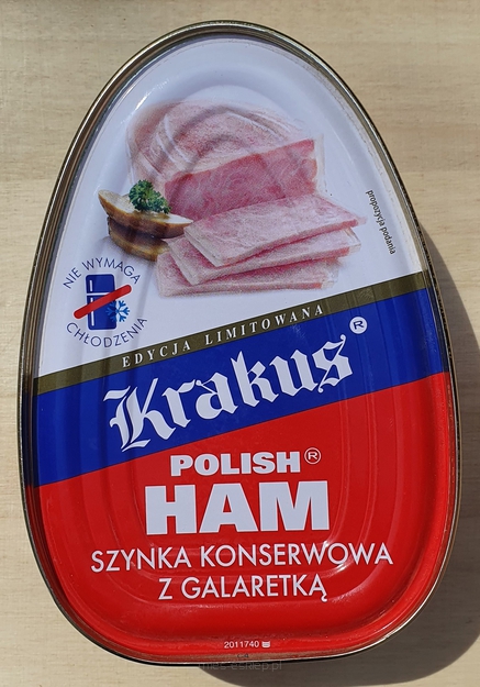 Szynka konserwowa z galaretką 455g