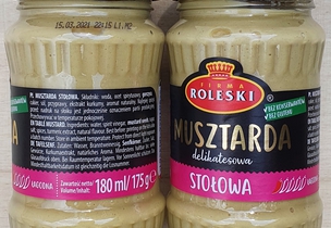 Musztarda stołowa 175g