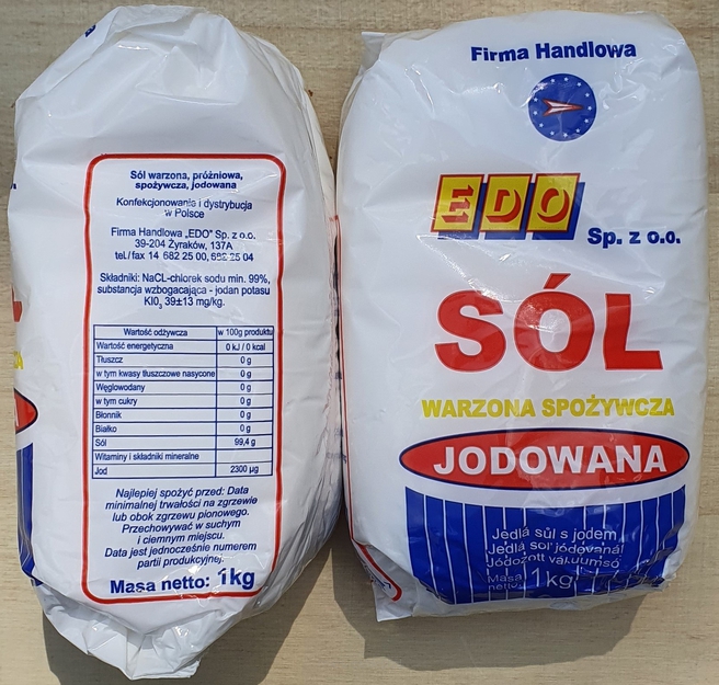 Sól jodowana 1kg