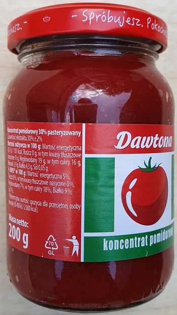 Koncentrat pomidorowy 200g