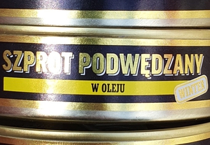 Szprot podwędzany w oleju 160g