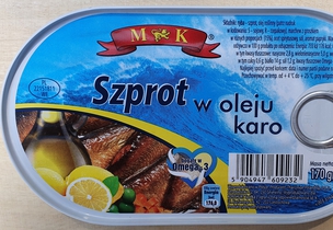 Szprot w oleju karo 170g